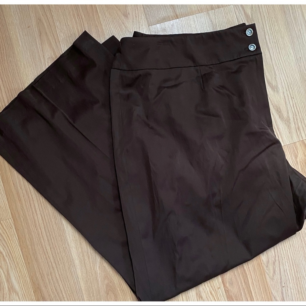 Jones New York Brown Stretch Pants